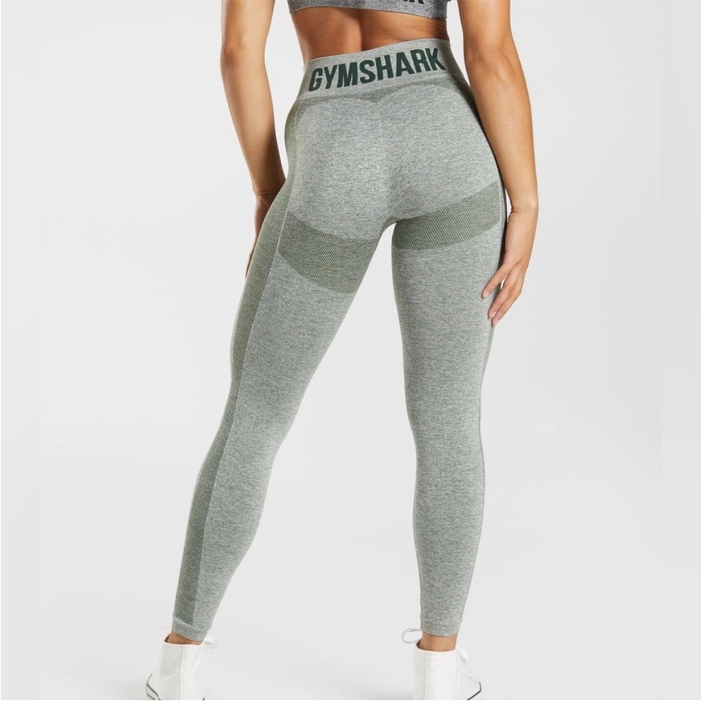 GymShark Flex High Waisted Leggings Green Blue Size Small